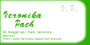 veronika pach business card